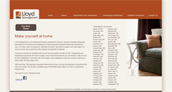 Desktop Screenshot of lloydmanagementinc.com